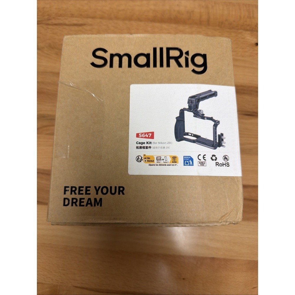 SmallRig 5647 Cage Kit w Top Handle for Nikon ZR30 Camera Open Box